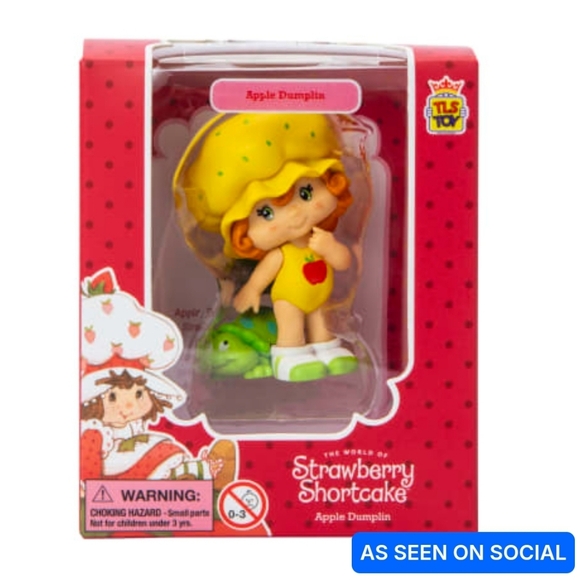 The World Of Strawberry Shortcake 'Apple🍎🍏Dumplin' Scented Collectible Figure - Picture 9 of 10